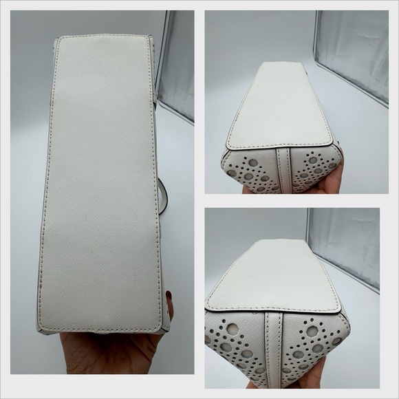Kate Spade White Perforated Leather Newbury
Lane Top Handle Bag White - Picture 5 of 17
